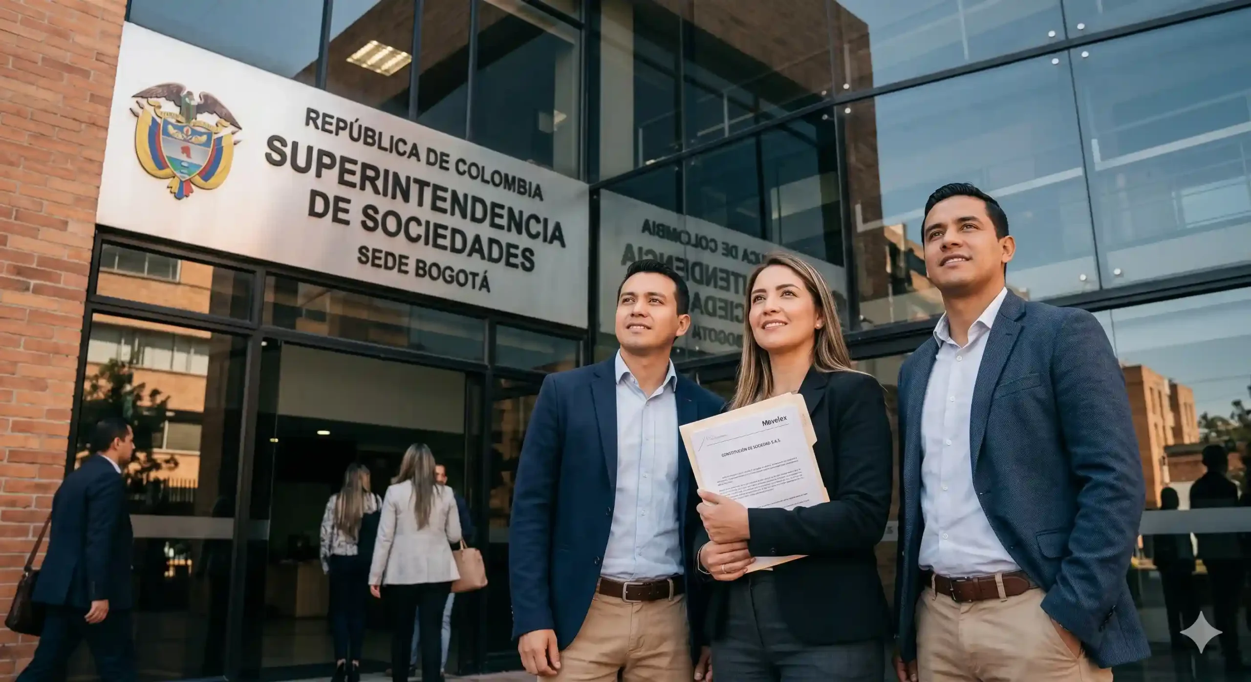 Derecho Comercial en Colombia: Asesoría Legal para Empresas 3 Abogados comerciales de Movelex en Colombia asesorando a empresarios sobre sociedades y contratos comerciales